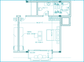 Boutique Beach Maldives Floorplan Typical Bedroom