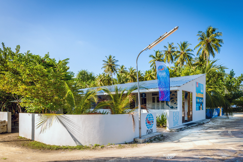 Boutique Beach Maldives Dive Centre Buidling