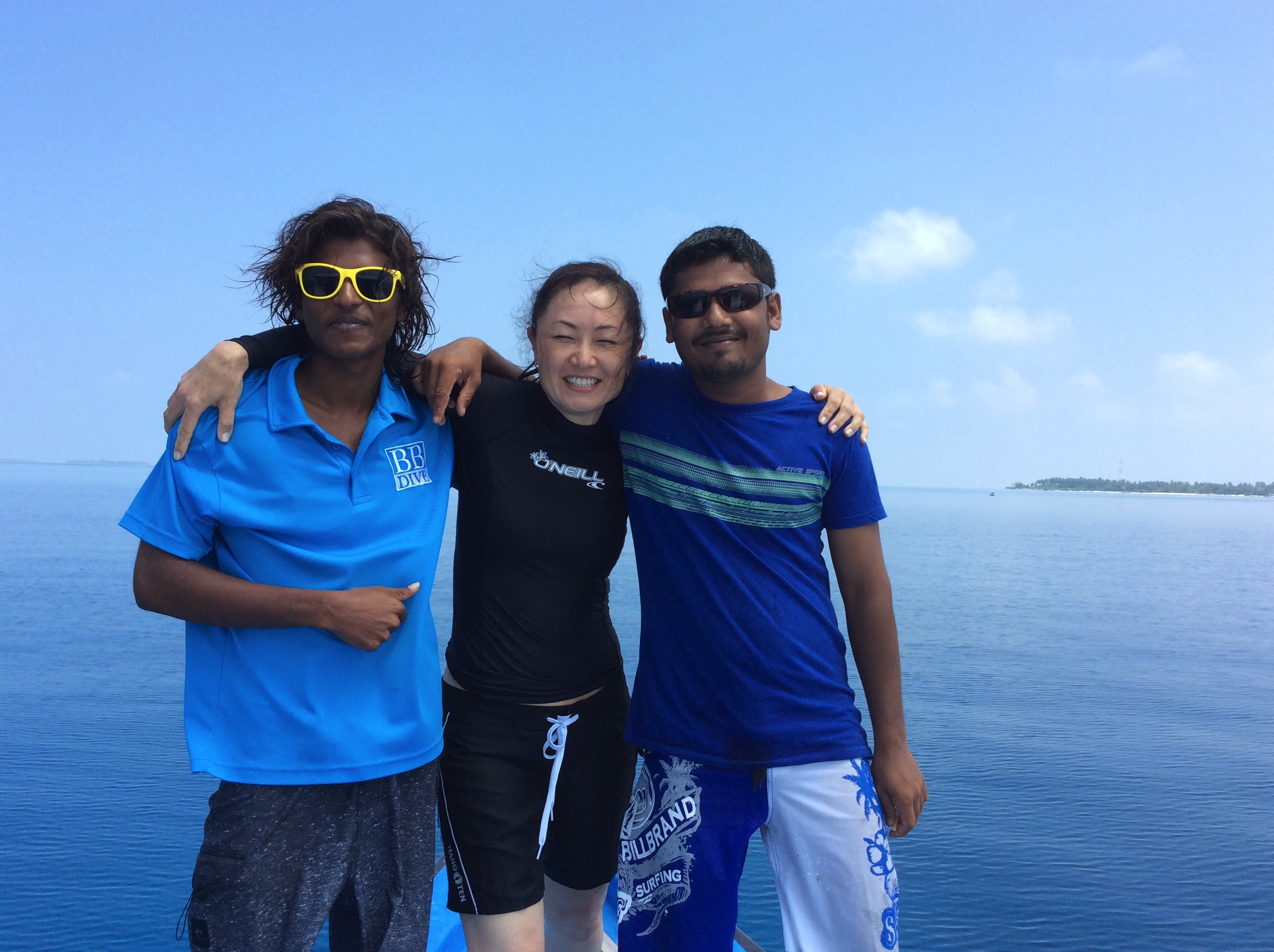 Boutique Beach Hotel Dive Instructor with Diving Guests
